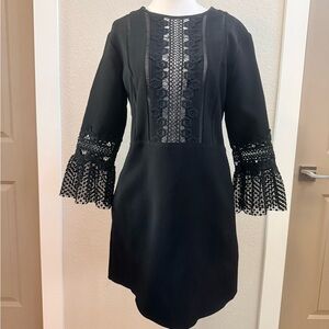 Self Portrait Elegant Black Lace Dress